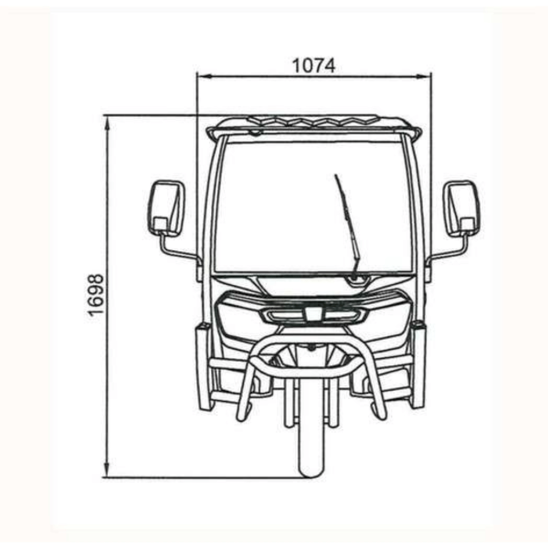 DG-City CARGO DUO, 25/45 KMH ELEKTRO-LASTENDREIRAD